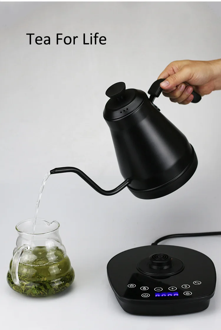 Electric Kettle Variable Temperature Digital Pour Over Coffee Gooseneck