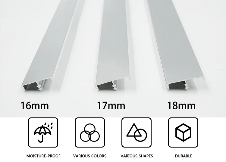 Lenwa Factory Aluminum T Trim Edging For & Countertop & Various