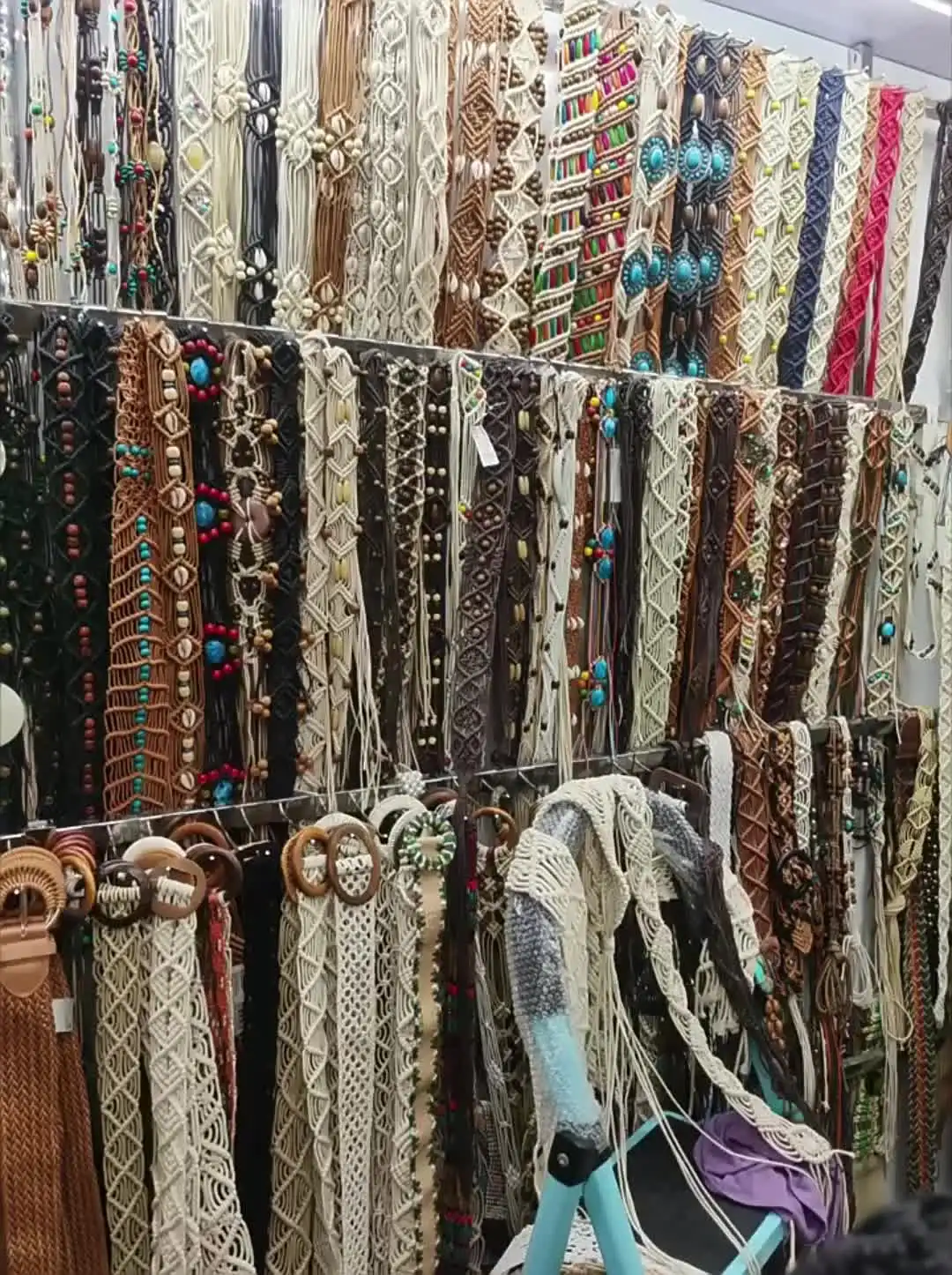 Women's Adjustable Cotton Hemp Rope Belts with Wood for Buckle Dress  Clothing Accessories Factory Price