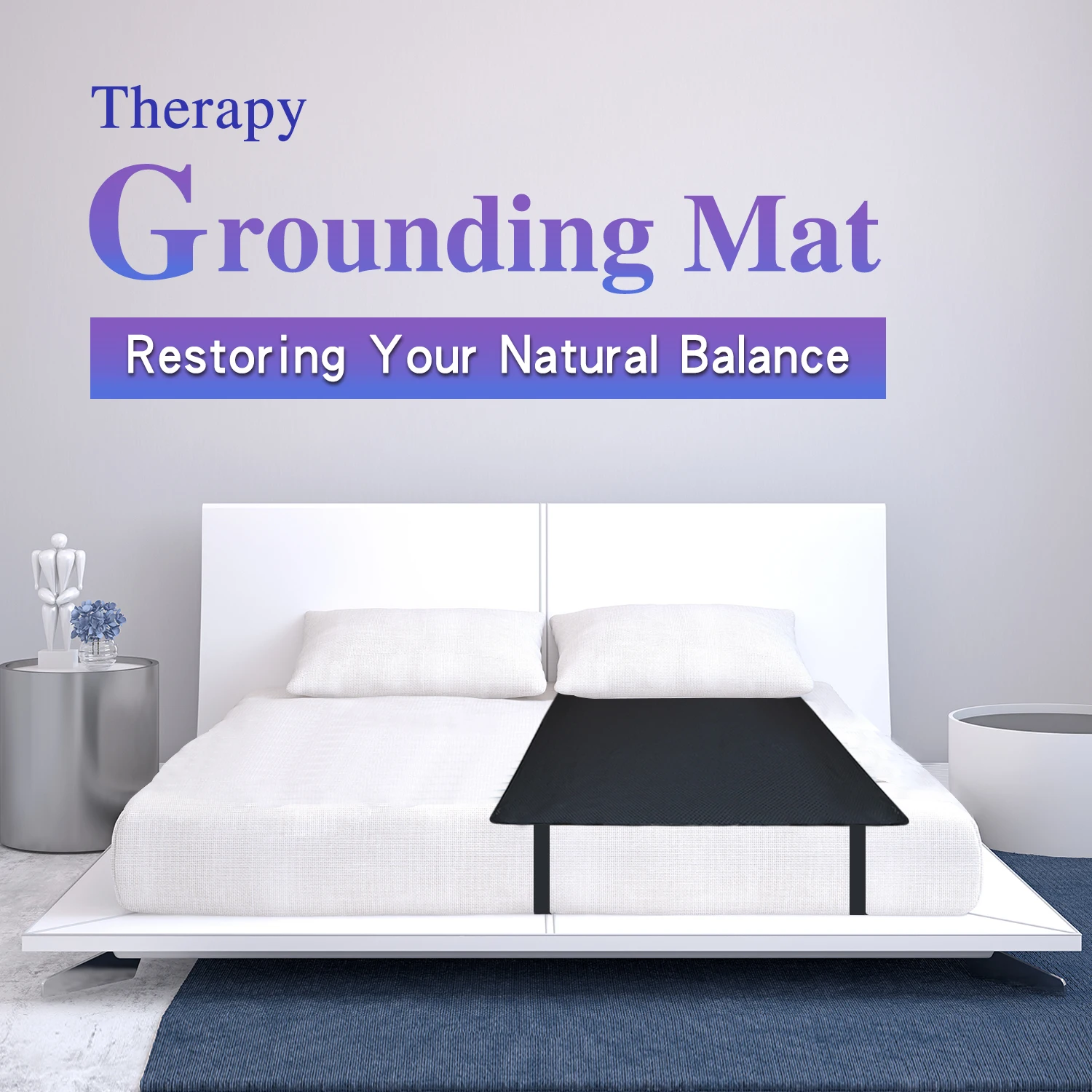 Grounding Mat,Universal Earthing Mats With Grounding Cord Sleep