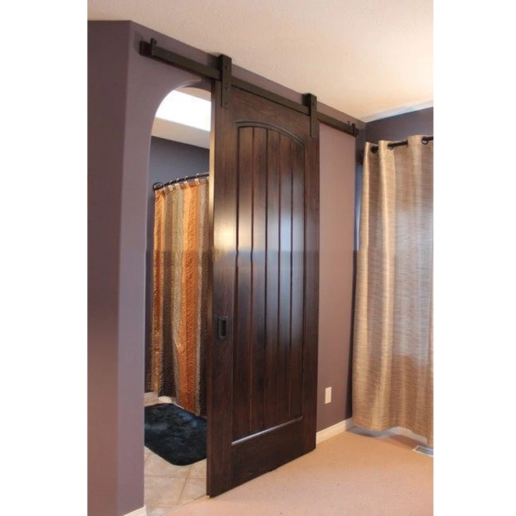 Shaker Design Japanese Style Flush Door Slab With Barn Door Style