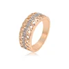 16218 xuping artificial jewellery rose gold diamond engagement ring women