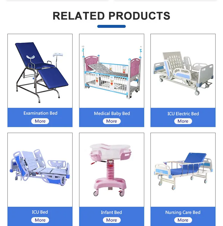 Qz Hot Selling Hospital Equipment 3 Function Electric Hospital Bed