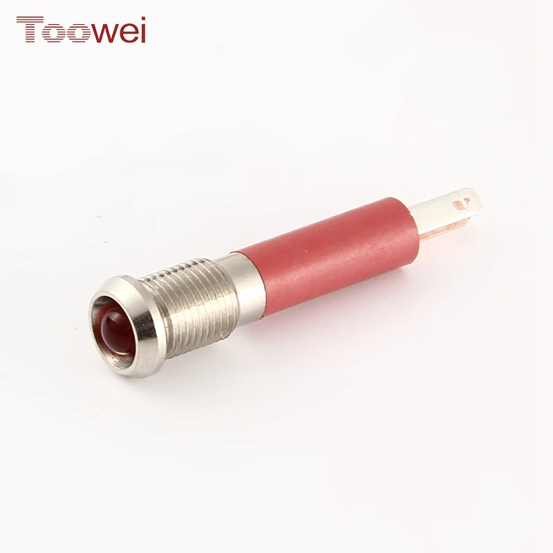 IP67 Waterproof 24v Small Current Mini Red Led Signal Lamp Indicator Light Price