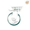 Mingze Japan Style Green Polyurethane on Steel Rim Wheel Caster Dust Proof Cover
