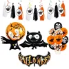 Horrible Scary Ghost Balloon Spider Foil Bar Haunted House Scene Props Inflatable Toys Halloween Decorations Bat Party Supplies