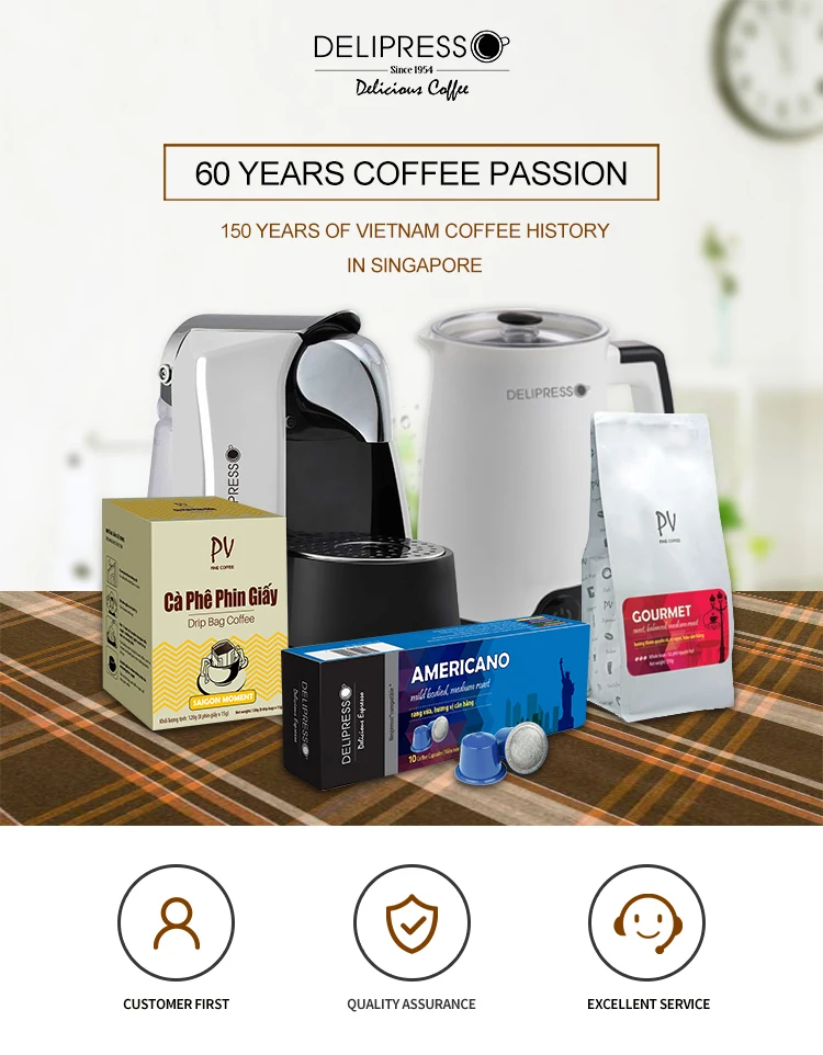 Wholesale Low Priced 100 From Vietnam Coffee Bean Delipresso Italiano