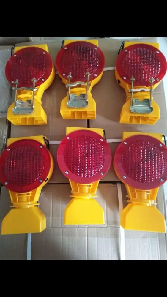 太阳能led警示灯luces de arceccion太阳能交通闪光灯