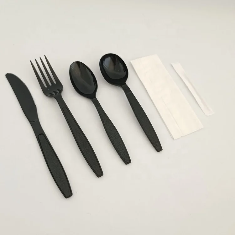 Aviation Plastic Knife,Fork And Spoon Disposable Tableware Disposable