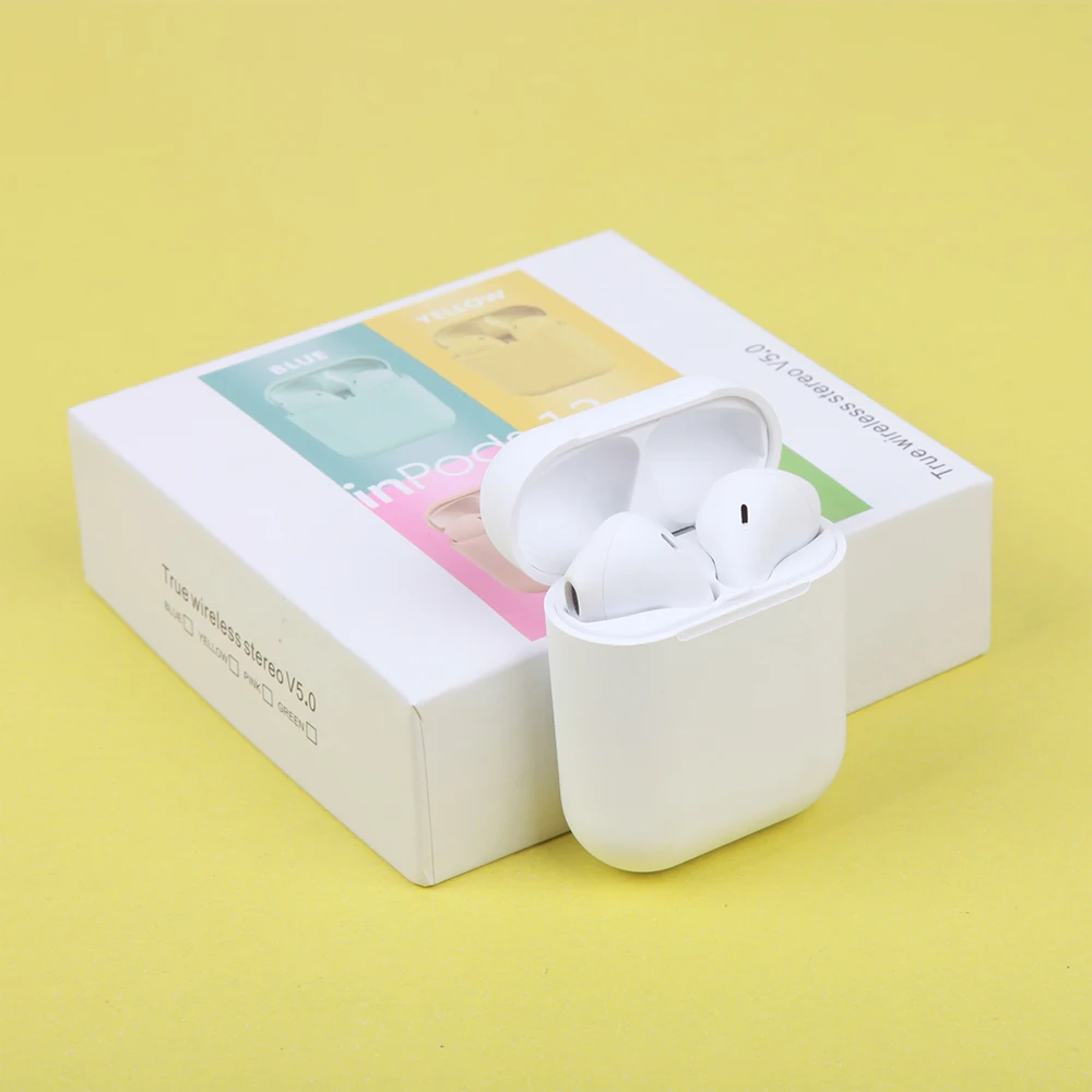 Inpods Tws 12 Macaroon Earphone I7s I9s I11 I12 Tws Wireless Bluetooth