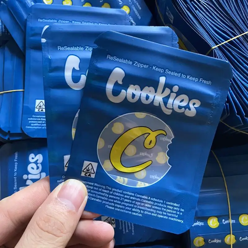 Amazon Hot Sale Blue Cookies Mylar Packaging California Sf 8th 3.5g