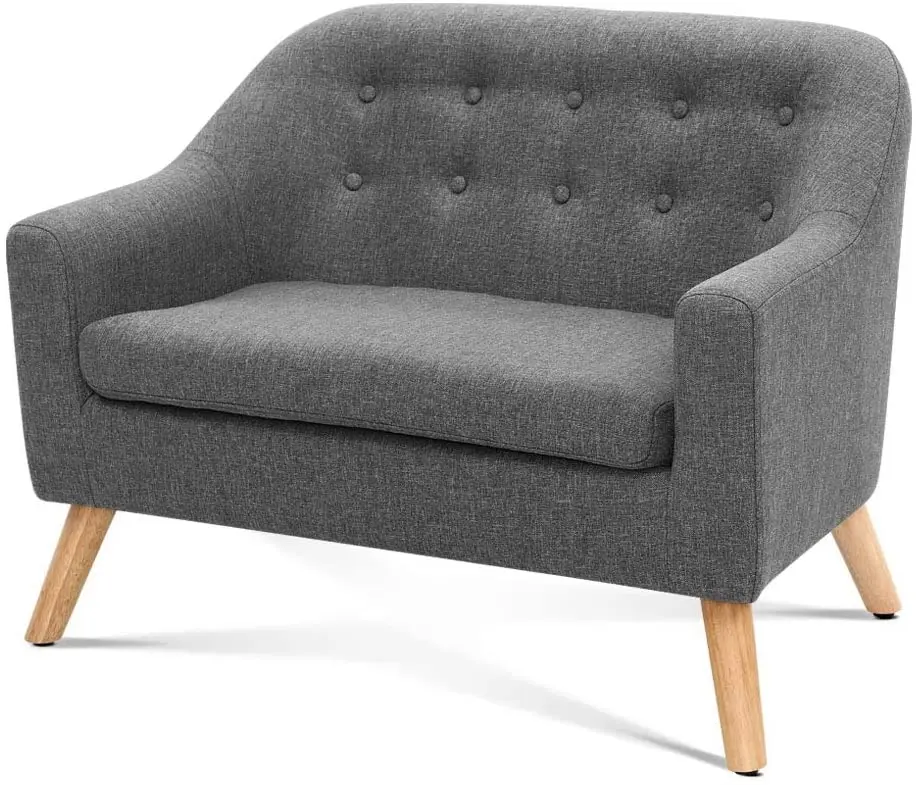 No. 2442 Kids Sofa Fabric Upholstery Childrens Couch Grey For Kids Buy Kids Sofa,Children Sofa
