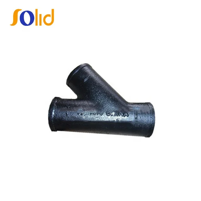 Manufacturer CISPI 301/ASTM A888 Black Bitumen Hubless Grey Cast Iron Pipe Fittings