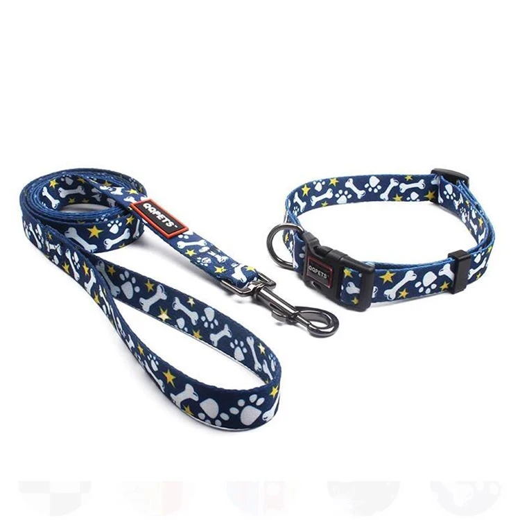 Dog collar leashes-13