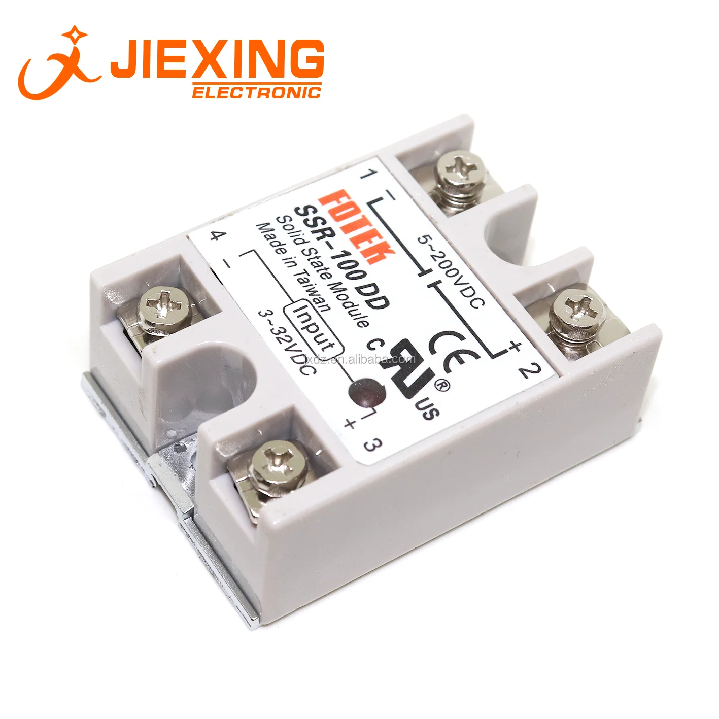 Ssr 100dd 100a 3 32vdc Input 5 200vdc Output Single Phase Dc To Dc Ssr