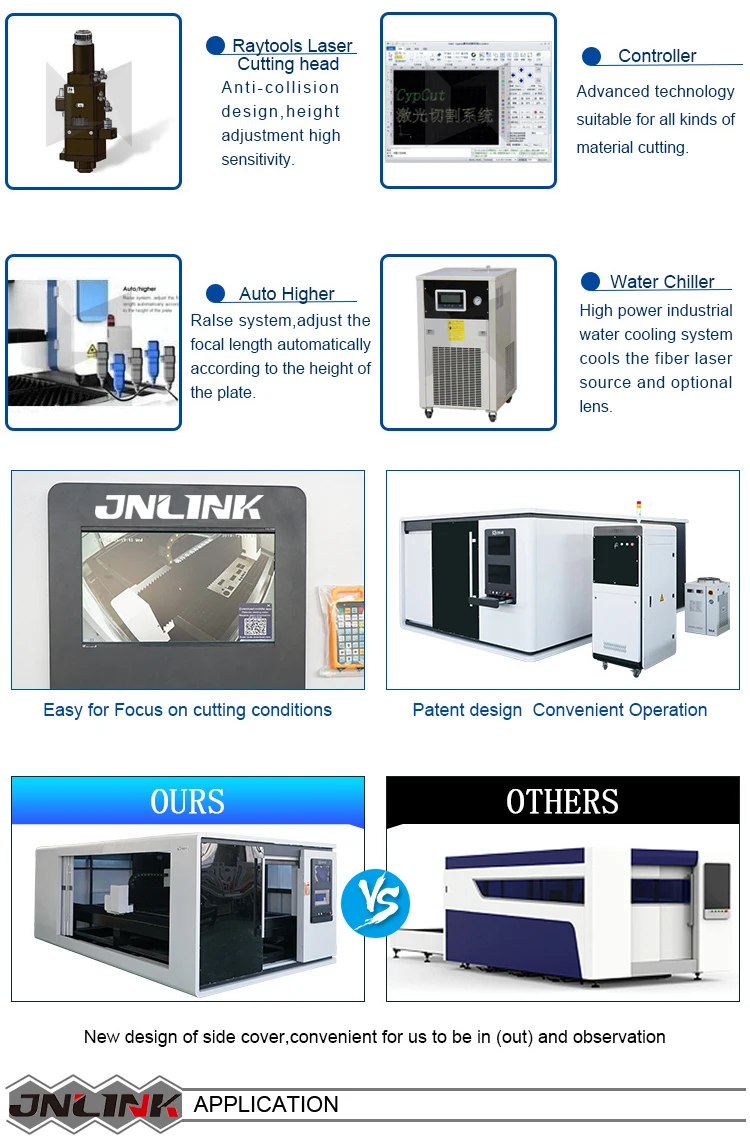 Jinan 3 years warranty 3015 cnc fiber laser cutting machine metal 500w 1000w 1500w
