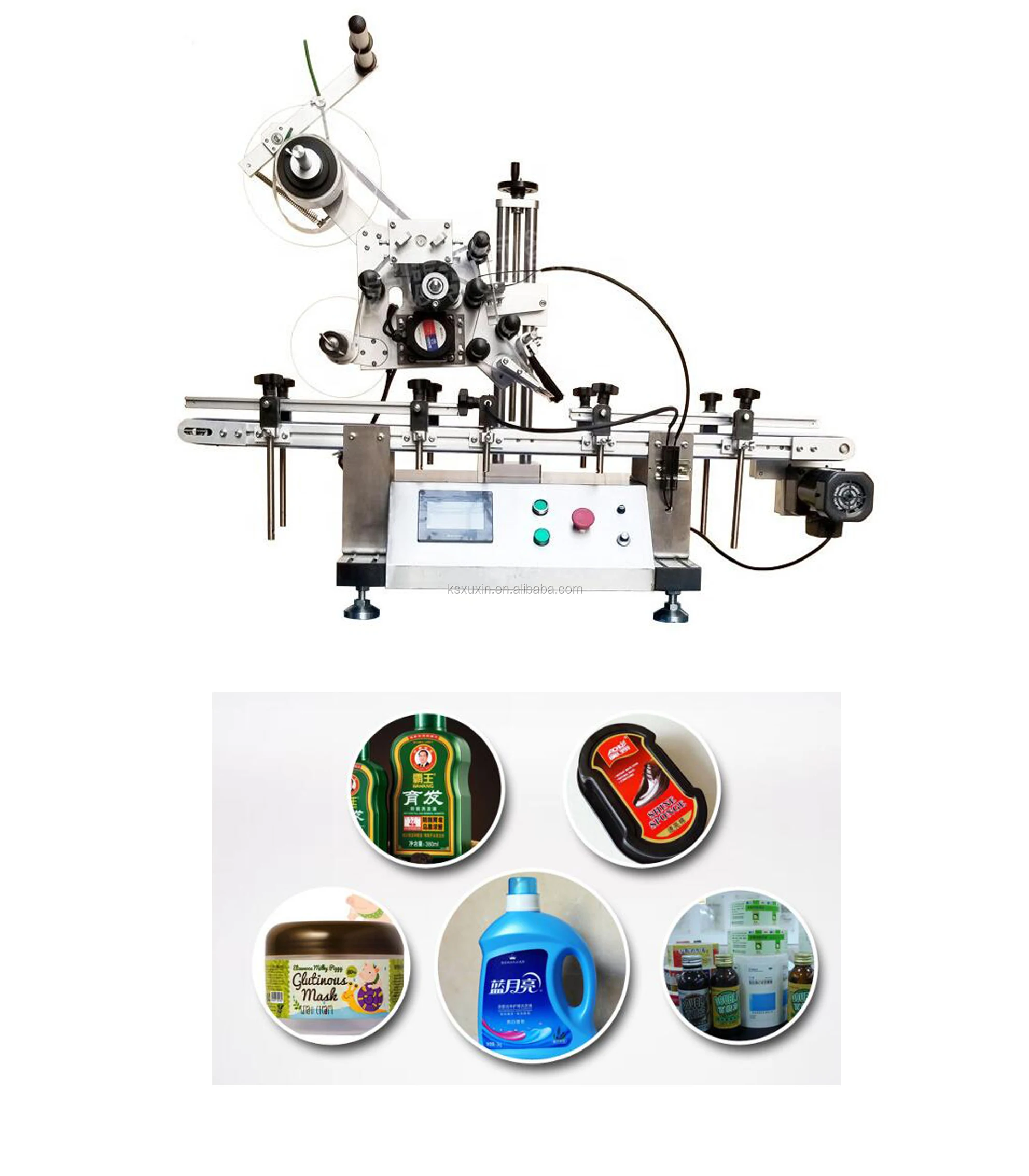 Desktop Flat Label Applicator Automatic Scratch Card Flat Surface ...