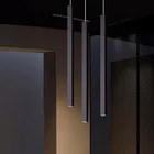 現代北欧インテリアシンプルな正方形の 3 ワット LED H900 ラインシャンデリア/レストランバー LED シーリングライト