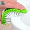 Flexible 360 Degree Plastic Toilet Brush Corner Scrubbing Cleaning Brush Multifunction Sink Clothes