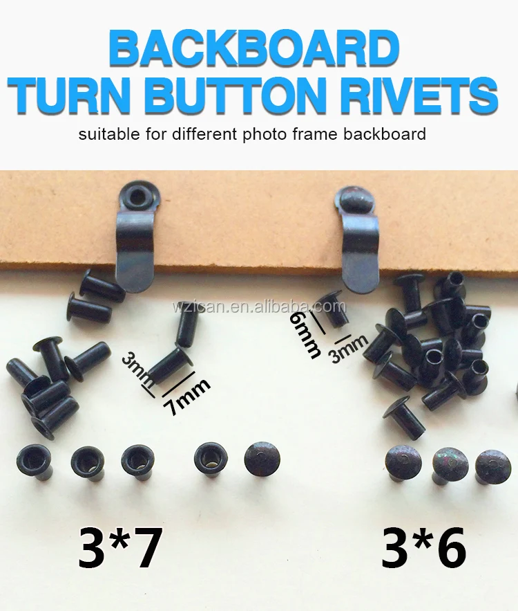 2shape Black Photo Frame Backboard Rivet Buy Rivet,Photo Frame Rivet