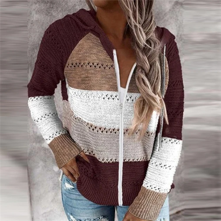 Best Seller Newest Design Knit Sweaters Knitted Winter Women Long Sleeve Shirt