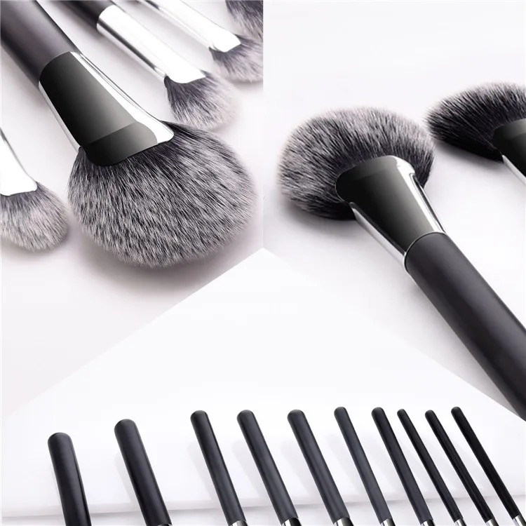 custom makeup brush set 10 pcs