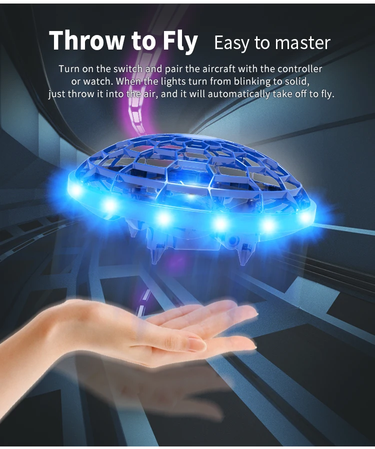 2020 New Arrival Ufo Flying Toy Multiperson Interactive Control
