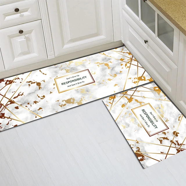 polyester digital printing rectangle anti fatigue kitchen table mat