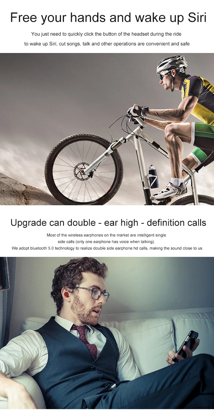 hand free sports smart waterproof bluetooth best wireless earphones - ANKUX.COM
