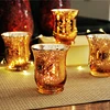 Replacement Decorative Mercuri Tulip Shaped Glass Candelabra Votive Holder Candle Holders For Tables