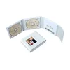 custom wedding leather CD DVD USB flash drive case for photography studio