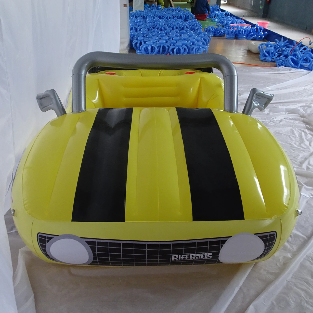 Customized Convertible Inflatable Racing Car Swimming Pool Floating Toy ...