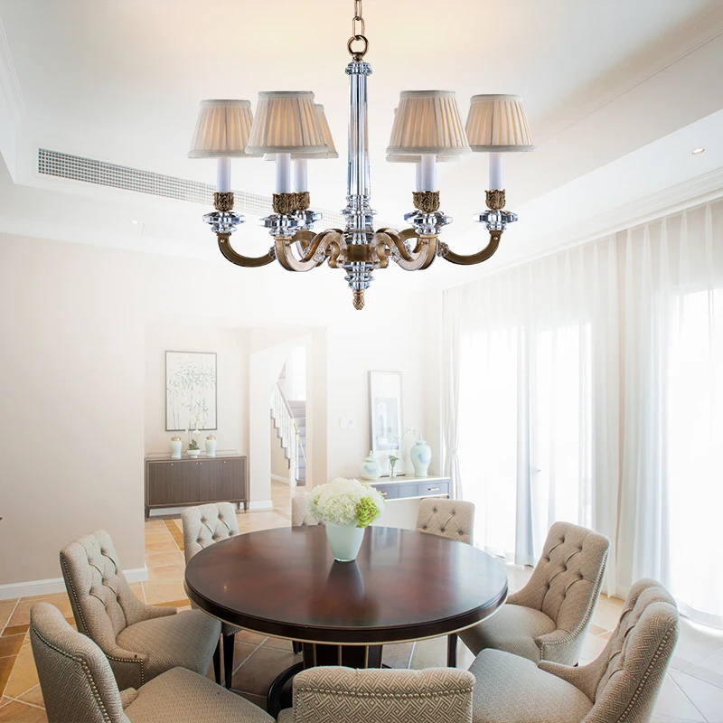 Best price Vintage Design  Brass Indoor Crystal Decorative Chandelier
