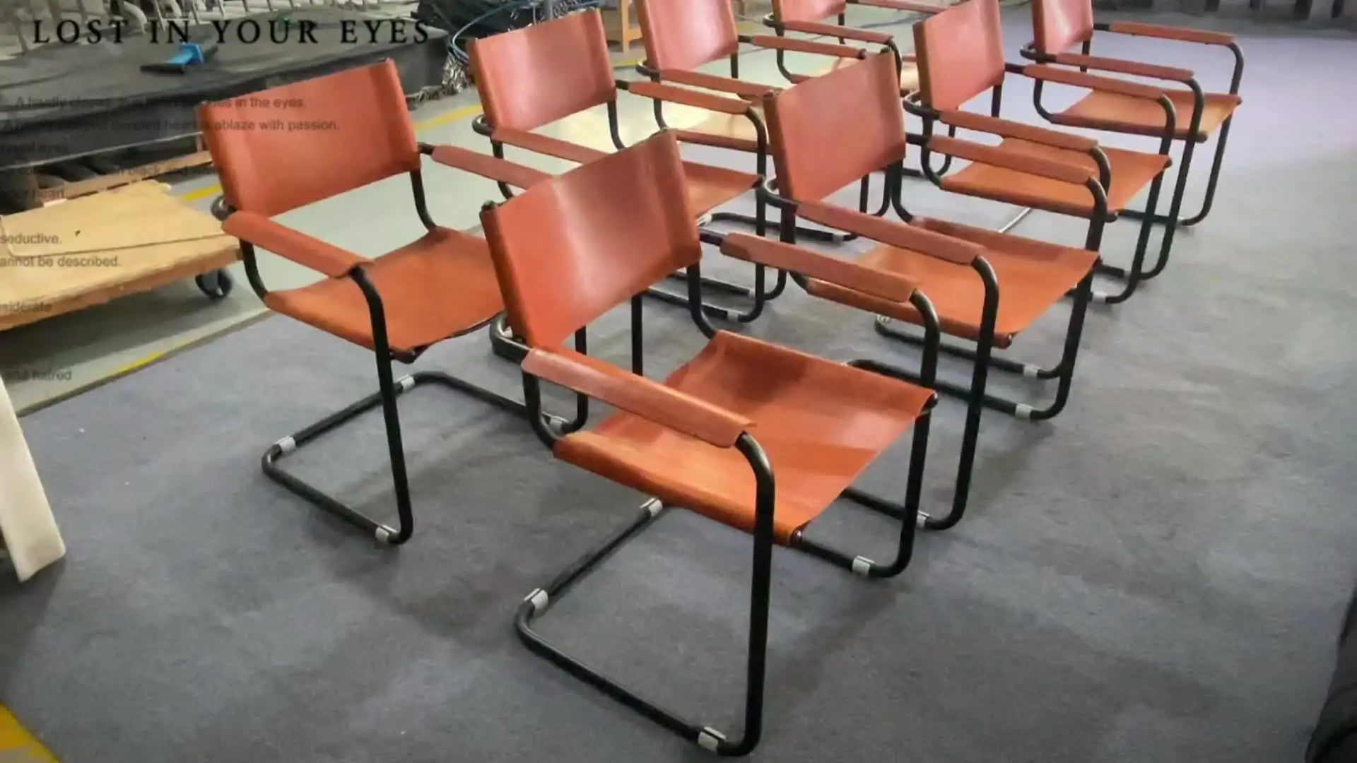 Yadea Bauhaus Style Cantilever Armchair - Modern Minimalist Mart