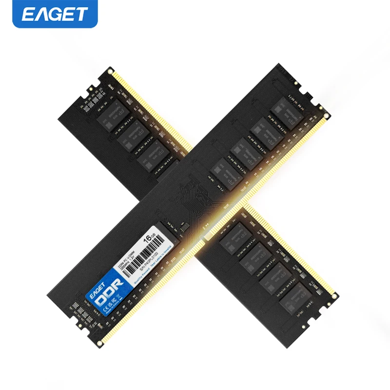 EAGET P40-2 8GB DDR4 3200MHz Gaming RAM for Desktop - Low Voltage