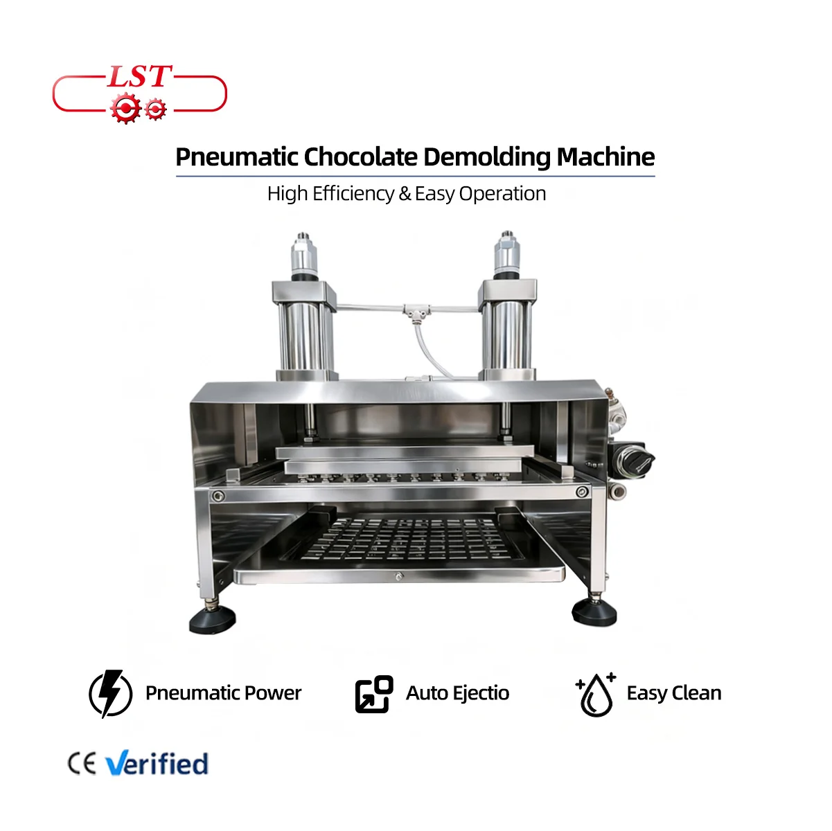 Demolder Machine 2025 LST Pneumatic Automatic Gummy Chocolate Demoulder Machine Silicone ...