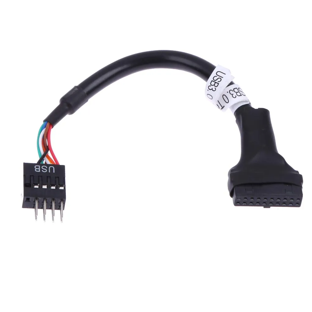 USB 3.0 To 2. Adapter Header Cable Converter USB3. 19/20 Pin...