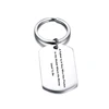 2019 Y&R Jewelry Simple Design High Quality Polish Stainless Steel Keychain For Gift