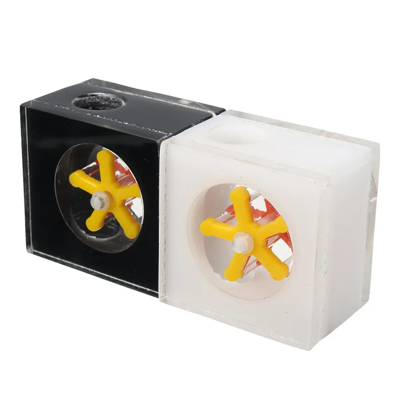 Water Cooling   Meter Acryl 2 Way G1/4 Threaded For Computer PC Liquid Water cooling kit fittings Black White