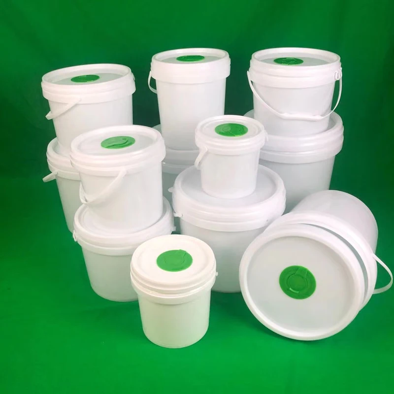 New Pp 5 Gallons Bucket Leakproof Pail Press Lid Spout Cover Plastic