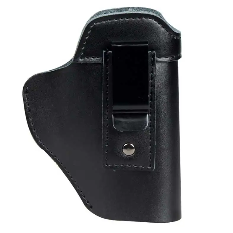 皮革枪套, 户外战术手枪皮套皮革隐形小 glock 皮套适合 s & w m & p