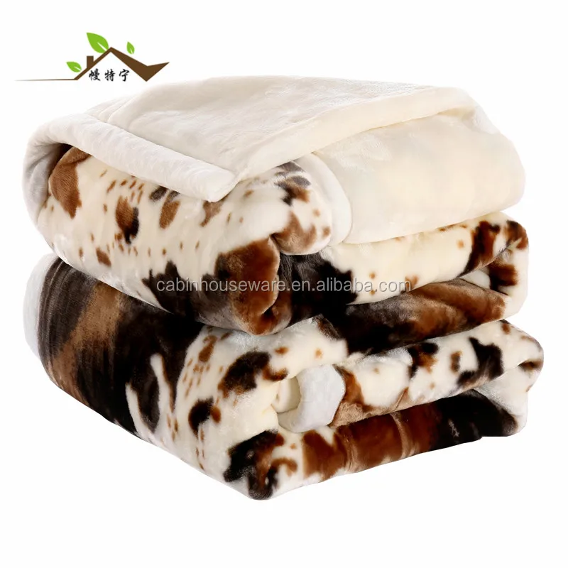 Korean Raschel Blanket Embossed Mink Blanket Super Soft Polyester Hot