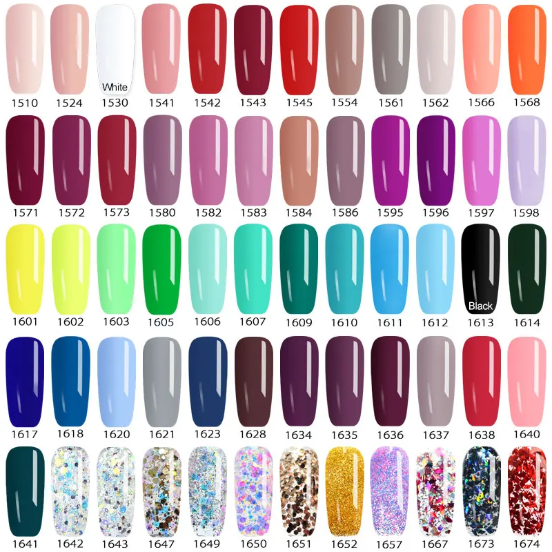Venalisa color Gel Paint uv Nail Gel Soak Off Nail Art led lacquer 60 colors glitter rainbow Painting Gel nail polish