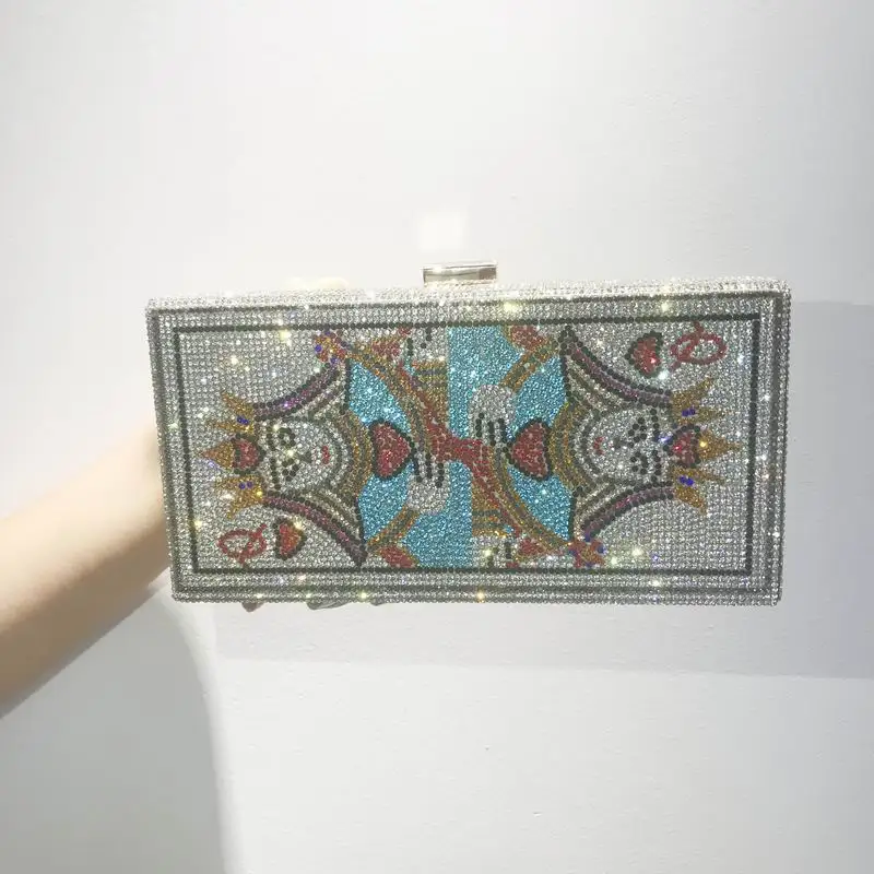 Queen clutch bag