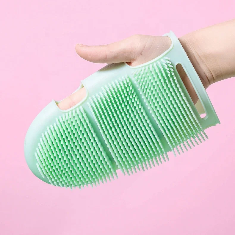 Wholesale Silicone Shower Brush Soft Silicone Body Cleansing Brush