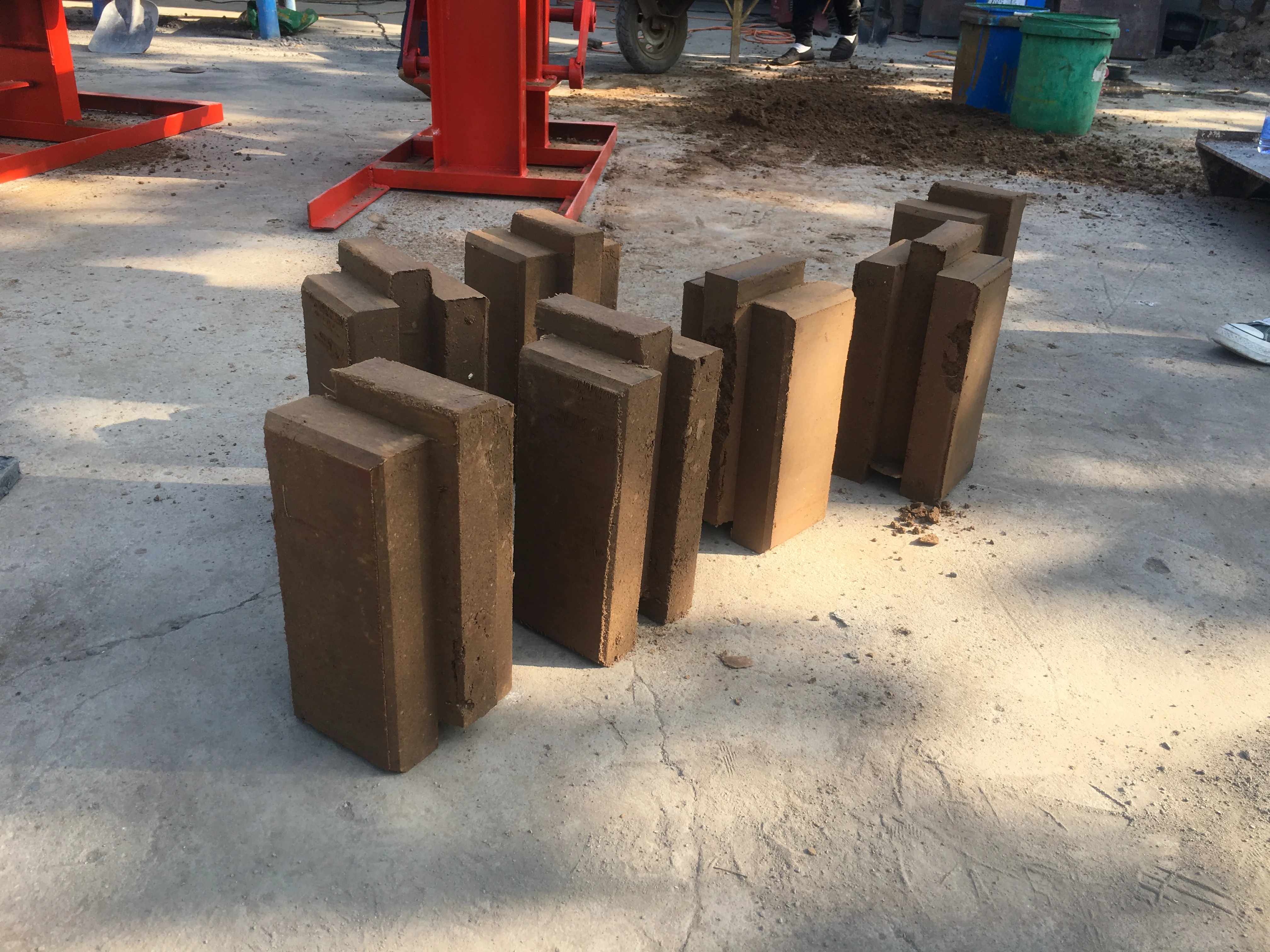 QMR2-40 Manual Interlocking Clay Block Making Machine Solid Soil Earth Press Interlock Maker manufacture