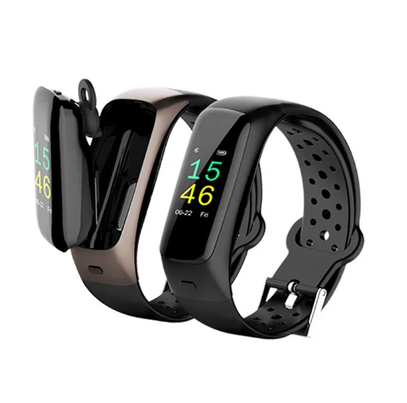 T88 Headset Smart Bracelet 2 in 1 Smart Watch With headphone Sport With Heart Rate Blood presure Fitness Track