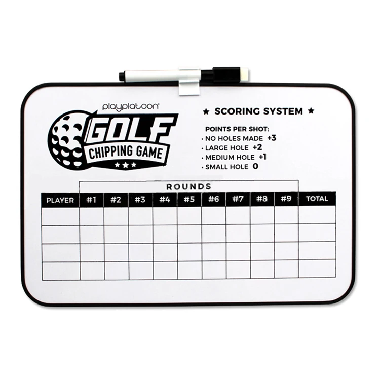 Scoreboard Rewritable Whiteboard Blackboard Pattern Printing Integral Game Scoring Double Sided