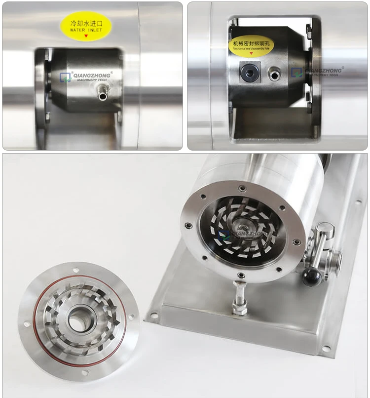 Milk Rotor Stator Emulsion Inline High Shear Mixer Homogenizer Pump