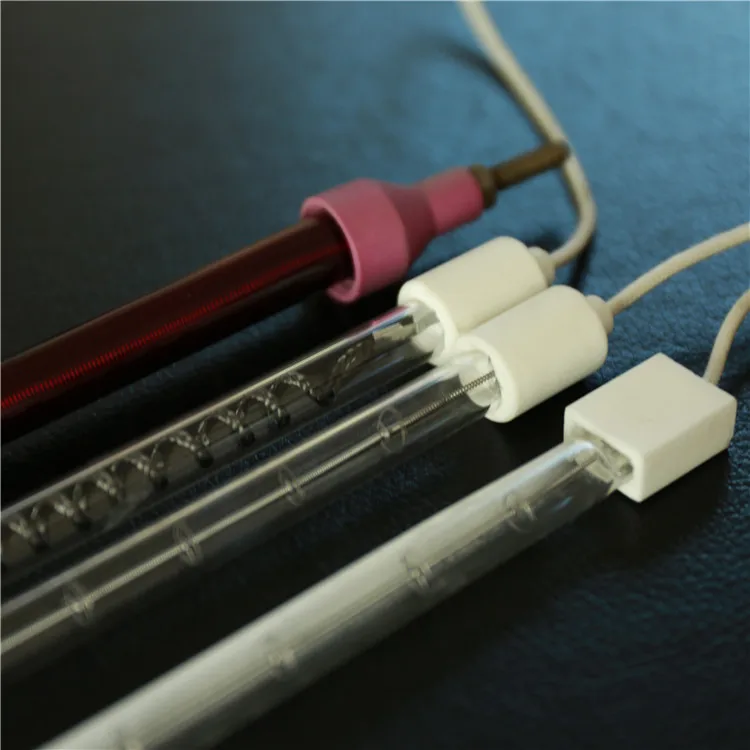 400w quartz glass halogen long wave infrared heater lamp tube for drying paint